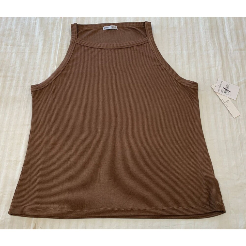 NWT SWEET ROMEO WOMENS SLEEVELESS TANK TOP SIZE XL